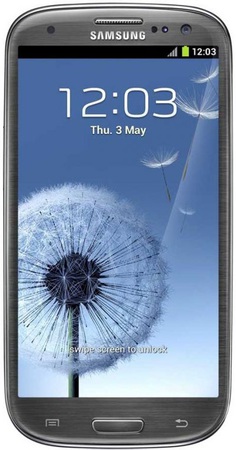 Смартфон Samsung Galaxy S3 GT-I9300 16Gb Titanium grey - Снежинск
